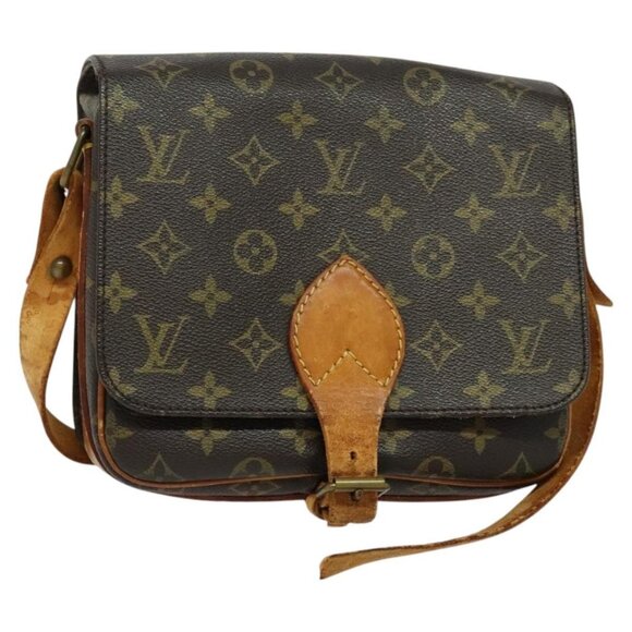 LOUIS VUITTON Monogram Cartouchiere MM Shoulder Bag M51253 LV Auth bs27313 - Picture 1 of 16